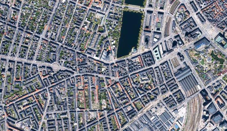 København V fra luften