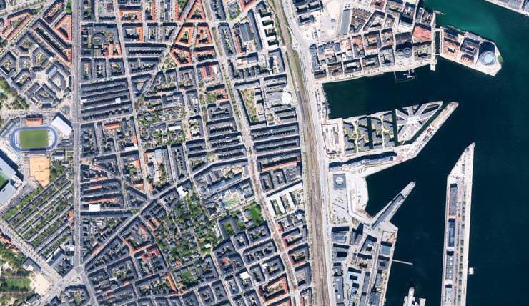 København Ø fra luften